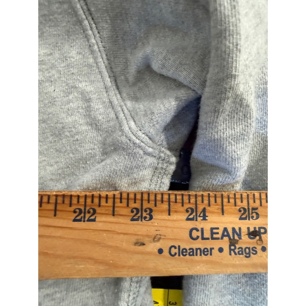 Aerie Womens Medium Gray Crewneck Sweatshirt Oversized Pocket Pullover Fleece - Picture 5 of 5